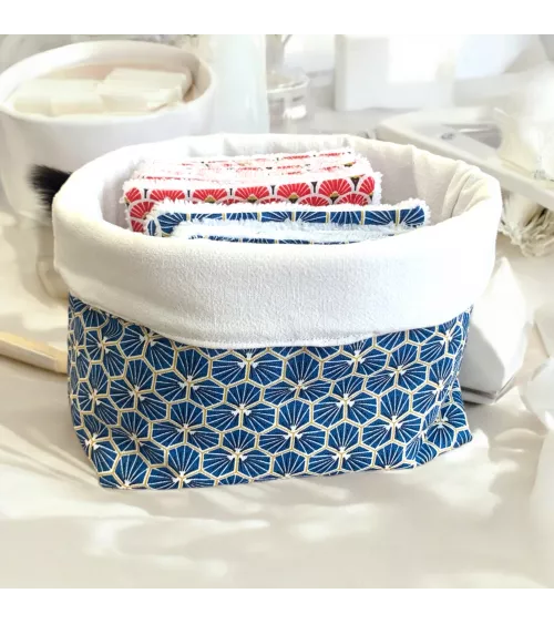 Panière pour lingettes lavables