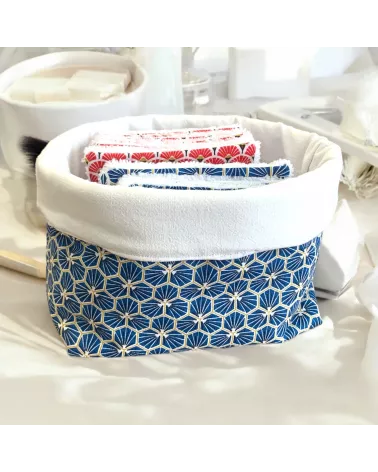 Panière pour lingettes lavables