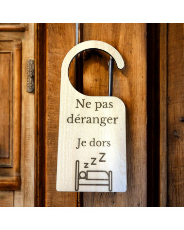 Accroche-porte en bois