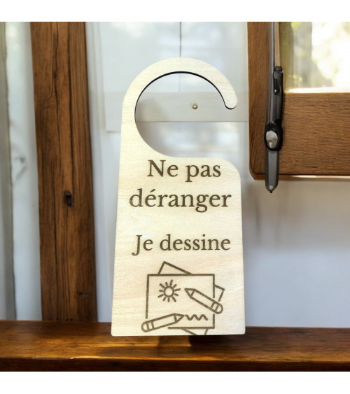 Accroche-porte en bois