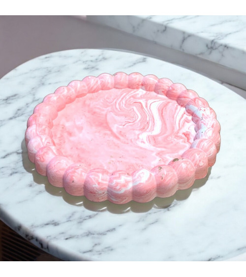 Plateau Bubble en Jesmonite