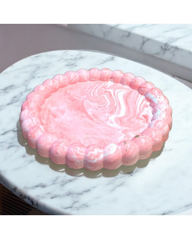 Plateau Bubble en Jesmonite