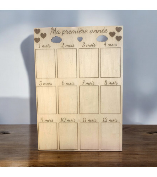 Cadre Évolution 1 à 12 Mois