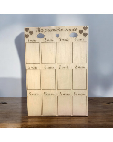 Cadre Évolution 1 à 12 Mois