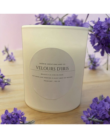 Bougie parfumée Velours d'iris