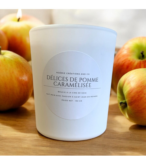 Bougie parfumée Délices de pomme caramélisée