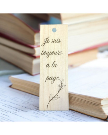 Marque page en bois