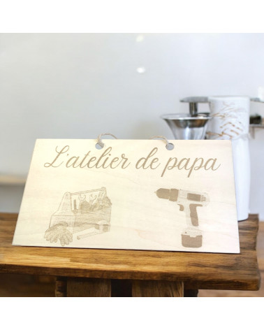 Pancarte Murale en Bois