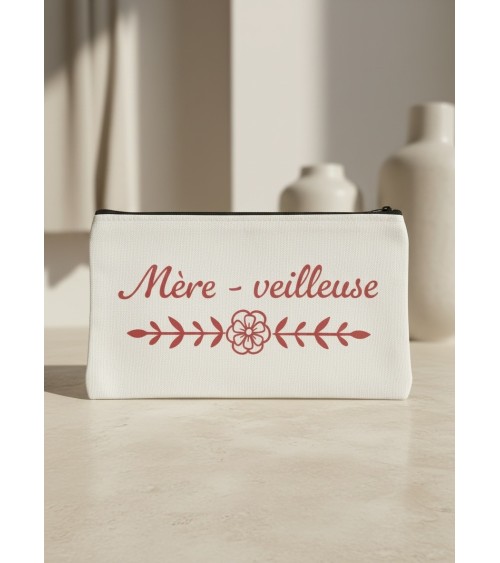 Pochette tissu flocage cadeau maman fête des mères