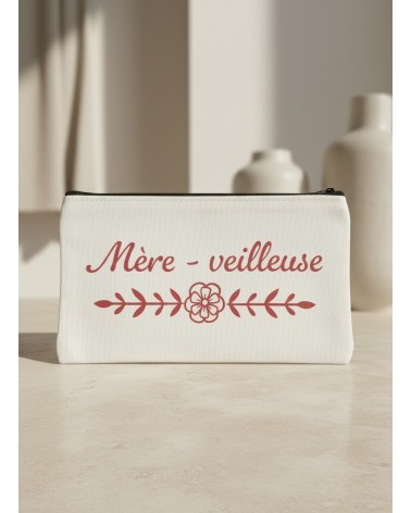 Pochette tissu flocage cadeau maman fête des mères