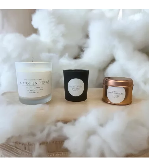 Bougie parfumée fleurs de coton