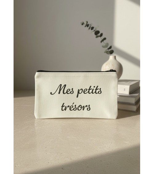Pochette tissu flocage cadeau